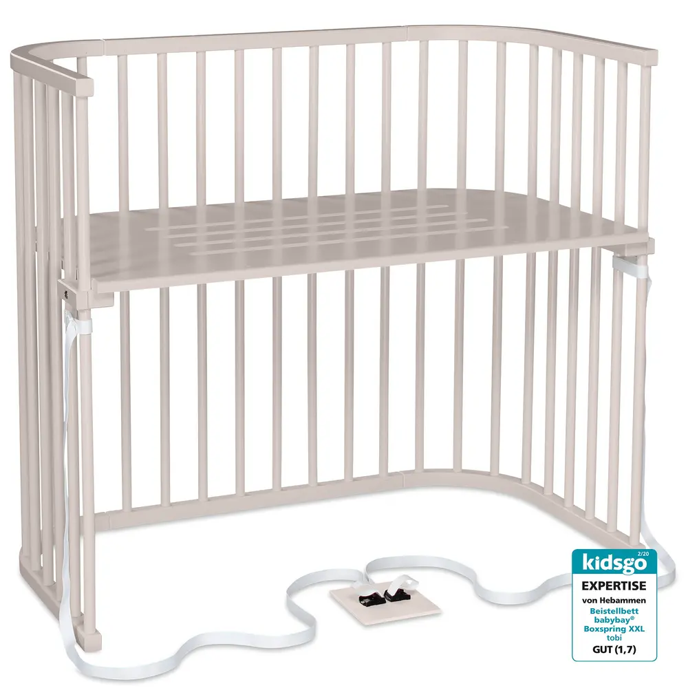Babybay Boxspring XXL bedside crib til høj seng